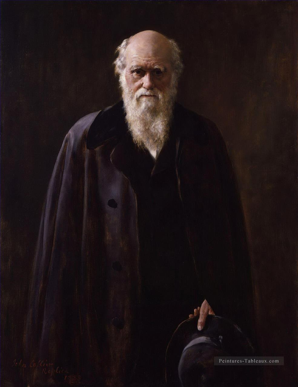 Charles Robert Darwin 1883 John collier préraphaélite orientaliste Peintures à l'huile